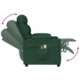 Sillón de masaje eléctrico tela verde oscuro de , Sillones de masaje eléctricos - Ref: Foro24-3143509, Precio: 247,25 €