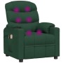 Sillón de masaje eléctrico tela verde oscuro de , Sillones de masaje eléctricos - Ref: Foro24-3143509, Precio: 247,25 €