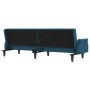 Sofá cama con reposabrazos terciopelo azul de , Sofás - Ref: Foro24-351943, Precio: 308,55 €