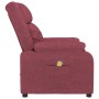 Sillón de masaje de tela rojo tinto de , Sillones de masaje eléctricos - Ref: Foro24-348123, Precio: 195,14 €