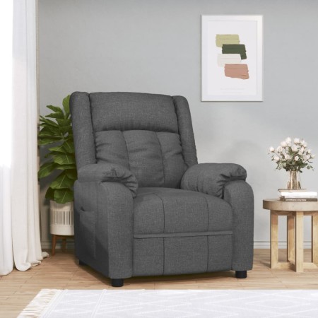 Sillón reclinable de tela gris oscuro de , Sillones - Ref: Foro24-348109, Precio: 178,63 €, Descuento: %