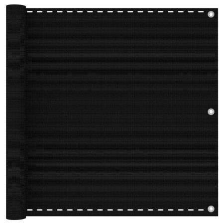 Toldo para balcón HDPE negro 90x400 cm de , Sombrillas - Ref: Foro24-311033, Precio: 23,39 €, Descuento: %