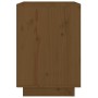 Mesita de noche madera maciza de pino marrón miel 40x35x50 cm de , Mesitas de noche - Ref: Foro24-813321, Precio: 39,52 €, De...