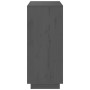 Aparador de madera maciza de pino gris 70x34x80 cm de , Aparadores - Ref: Foro24-814386, Precio: 77,92 €, Descuento: %