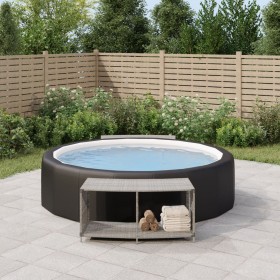 Estantes de almacenaje 2 unidades ratán sintético gris de , Accesorios para piscinas y spa - Ref: Foro24-362265, Precio: 196,...