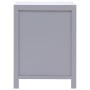 Mesita de noche madera de Paulownia gris 38x28x52 cm de , Mesitas de noche - Ref: Foro24-284072, Precio: 83,18 €, Descuento: %