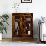 Aparador de madera de ingeniería roble ahumado 69,5x34x90 cm de , Aparadores - Ref: Foro24-827801, Precio: 89,10 €