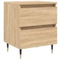Mesita de noche madera de ingeniería roble Sonoma 40x35x50 cm de , Mesitas de noche - Ref: Foro24-826866, Precio: 63,44 €