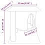 Rascador para gatos con postes de sisal gris oscuro 37 cm de , Mobiliario para gatos - Ref: Foro24-171656, Precio: 33,73 €, D...