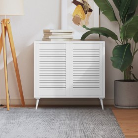 Puerta de armario lamas 2 uds madera pino blanco 61,5x39,4 cm de , Puertas de armarios - Ref: Foro24-151152, Precio: 58,42 €,...