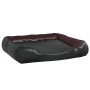 Cama para perros de cuero sintético negro y marrón 105x80x25 cm | Foro24.es | Tu tienda online para hogar, jardín y más Foro24.es
