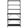 Estantería cocina 6 niveles madera ingeniería negro 90x40x180cm de , Contenedores para utensilios de cocina - Ref: Foro24-834...