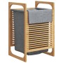 Cesto para ropa sucia con bolsa bambú gris 32x30x36,5 cm de , Cestas para ropa - Ref: Foro24-373366, Precio: 64,06 €, Descuen...
