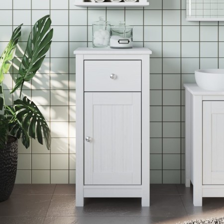 Mueble de baño BERG madera maciza de pino blanco 40x34x80 cm de , Muebles de baño - Ref: Foro24-358540, Precio: 114,10 €