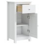 Mueble de baño BERG madera maciza de pino blanco 40x34x80 cm de , Muebles de baño - Ref: Foro24-358540, Precio: 114,10 €