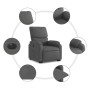 Sillón eléctrico reclinable elevable de tela gris oscuro de , Sillones - Ref: Foro24-3204849, Precio: 334,44 €, Descuento: %