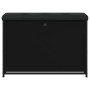 Banco zapatero con cajón abatible negro 82x32x56 cm de , Bancos para recibidores y almacenamiento - Ref: Foro24-835122, Preci...
