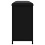 Banco zapatero con cajón abatible negro 82x32x56 cm de , Bancos para recibidores y almacenamiento - Ref: Foro24-835122, Preci...
