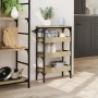 Carrito de cocina madera de ingeniería roble Sonoma 53x20x76 cm de , Carros de cocina y comedor - Ref: Foro24-842352, Precio:...