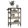 Carrito de cocina madera de ingeniería roble Sonoma 53x20x76 cm de , Carros de cocina y comedor - Ref: Foro24-842352, Precio:...