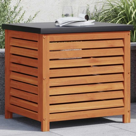 Caja de almacenaje de jardín madera maciza eucalipto 60x50x55cm | Foro24.es | Tu tienda online para hogar, jardín y más Foro24.es