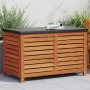 Caja de almacenaje de jardín madera maciza eucalipto 60x50x55cm | Foro24.es | Tu tienda online para hogar, jardín y más Foro24.es