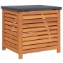 Caja de almacenaje de jardín madera maciza eucalipto 60x50x55cm | Foro24.es | Tu tienda online para hogar, jardín y más Foro24.es