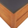 Caja de almacenaje de jardín madera maciza eucalipto 60x50x55cm | Foro24.es | Tu tienda online para hogar, jardín y más Foro24.es