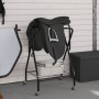 Soporte de montura plegable de pie independiente hierro negro de , Accesorios para sillas de montar - Ref: Foro24-172442, Pre...