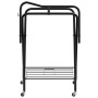 Soporte de montura plegable de pie independiente hierro negro de , Accesorios para sillas de montar - Ref: Foro24-172442, Pre...