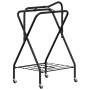 Soporte de montura plegable de pie independiente hierro negro de , Accesorios para sillas de montar - Ref: Foro24-172442, Pre...
