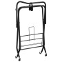 Soporte de montura plegable de pie independiente hierro negro de , Accesorios para sillas de montar - Ref: Foro24-172442, Pre...