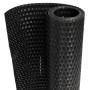 Toldo para balcón ratán sintético negro 1000x90 cm de , Paneles de vallas - Ref: Foro24-156308, Precio: 83,83 €, Descuento: %
