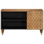 Mueble de TV madera maciza de mango 80x33x46 cm de , Muebles TV - Ref: Foro24-358299, Precio: 52,99 €, Descuento: %