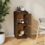 Solid pine wood sideboard in honey brown color 31.5x34x75 cm by vidaXL, Sideboards - Ref: Foro24-813386, Price: 40,35 €, Disc...