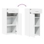 Aparador de madera de ingeniería blanco 40x42,5x93 cm de , Aparadores - Ref: Foro24-846278, Precio: 87,05 €, Descuento: %