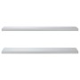 Estantes de pared 2 uds acero inoxidable plateado 100x30x3 cm de , Estantes y estanterías - Ref: Foro24-30279, Precio: 63,61 ...