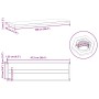Estantes de pared 2 uds acero inoxidable plateado 100x30x3 cm de , Estantes y estanterías - Ref: Foro24-30279, Precio: 63,61 ...