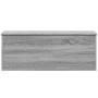 Caja de almacenaje madera de ingeniería gris Sonoma 90x35x35 cm de , Baúles de almacenamiento - Ref: Foro24-840686, Precio: 7...