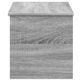 Caja de almacenaje madera de ingeniería gris Sonoma 90x35x35 cm de , Baúles de almacenamiento - Ref: Foro24-840686, Precio: 7...