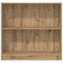 Estantería de madera de ingeniería roble artesanal 80x24x76 cm de , Librerías y estanterías - Ref: Foro24-857834, Precio: 47,...