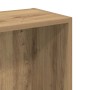 Estantería de madera de ingeniería roble artesanal 80x24x76 cm de , Librerías y estanterías - Ref: Foro24-857834, Precio: 47,...