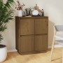 Honigbraunes Sideboard aus massivem Kiefernholz 60x34x75 cm von vidaXL, Sideboards - Ref: Foro24-813378, Preis: 65,51 €, Raba...