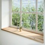 Alféizares de ventana 2 uds madera maciza roble sin tratar de , Marcos de ventanas - Ref: Foro24-4009124, Precio: 164,81 €