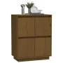 Solid pine wood sideboard in honey brown color, measuring 60x34x75 cm. by vidaXL, Sideboards - Ref: Foro24-813378, Price: 64,...