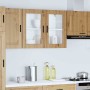 Armario pared para cocina puerta cristal Porto roble artesanal de , Armarios de cocina - Ref: Foro24-854096, Precio: 111,83 €...