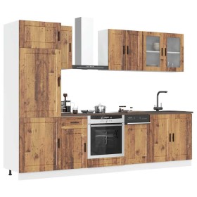 Mueble cocina Kalmar madera vieja 8 pzas madera contrachapada de , Armarios de cocina - Ref: Foro24-3314819, Precio: 659,46 €...