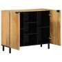 Aparador marrón 90x33x75 cm madera maciza mango de , Almacenamiento para CD y DVD - Ref: Foro24-4017748, Precio: 180,02 €, De...