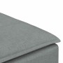 Sofá modular con reposapiés, gris claro, 100 x 100 x 48 cm de , Unidades para sofás seccionales - Ref: Foro24-4104477, Precio...