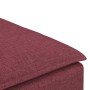 Sofá modular con reposapiés, color rojo vino, 100 x 100 x 48 cm de , Unidades para sofás seccionales - Ref: Foro24-4104480, P...